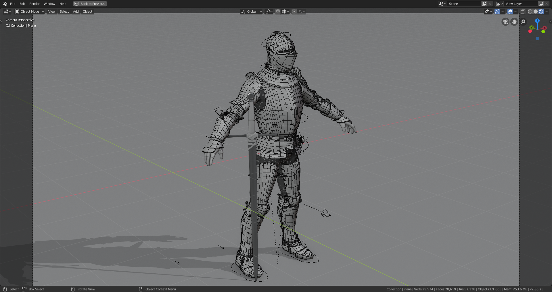 Rigged Knight in Armor preview image 4